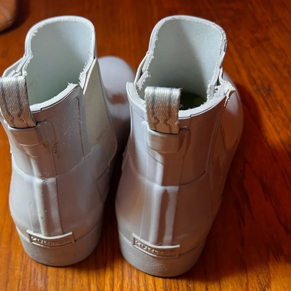 Hunter Rain ankle boots  grey size 8